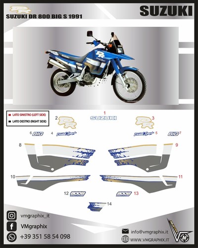 Suzuki 800 big 1991 - dr,